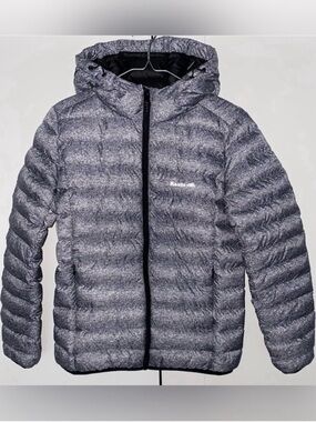 Roots Women's Packable Down Jacket Small Salt & Pepper